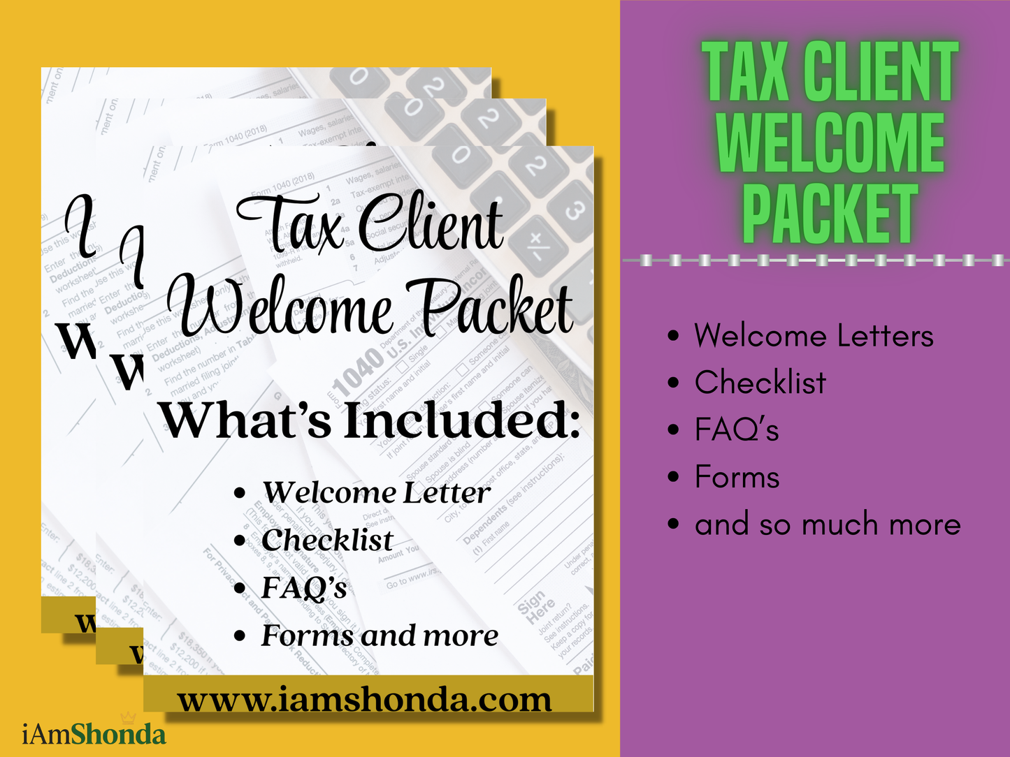 Tax Client Welcome Packet